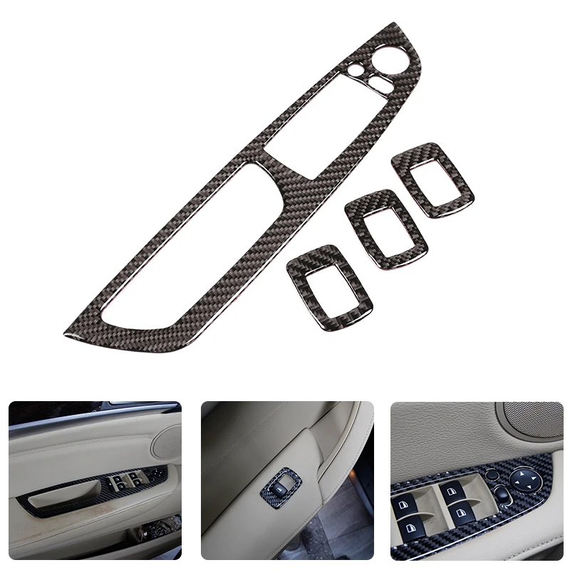 LHD мягкое углеродное волокно для BMW X5 E70 X6 E71 2008-2013 автомобильные аксессуары 4 шт.