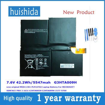 

7,6 V 42.2Wh G3HTA009H/G3HTA005H New Laptop battery for MICROSOFT SURFACE PRO 3 1631 MS011301-PLP22T02 Tablet 5547 mAh