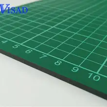 ПВХ самовосhealing вающийся режущий коврик с сеткой A4 ремесло темно-зеленые Лоскутные инструменты разделочная доска двухсторонняя режущий коврик