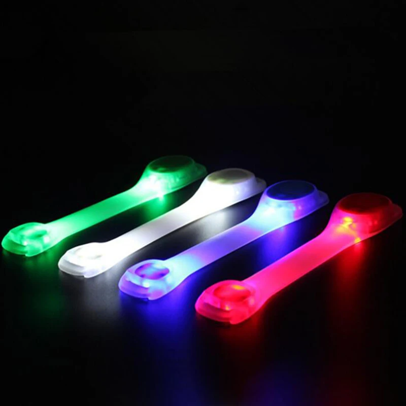 Warning Arm Belts Strap Sport Jogging Running Cycling Safety Bands Outdoor Steady Flashing LED Luminous Glare Glow Light Armband (8)
