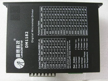 

Leadshine DM1182 CNC Digital high voltage Stepper Drive 2-phase work 80~150VAC, out 0.7A~8.2A fit stepper motor NEMA 34 /42