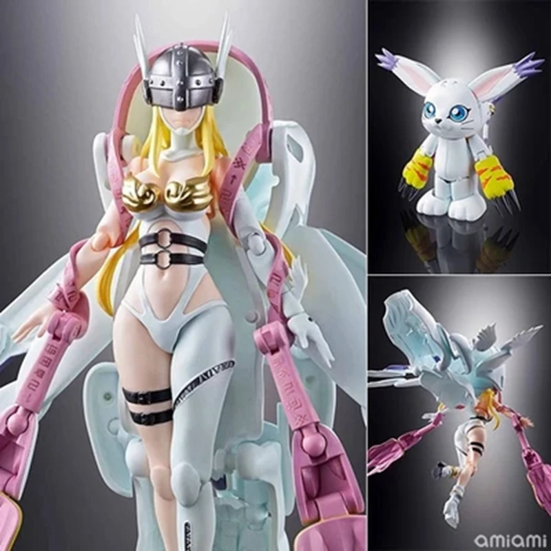 

WSTXBD BANDAI Tamashii Nations Digivolving Spirits 04 Angewomon Action Figure Figurals Toys Dolls Brinquedos