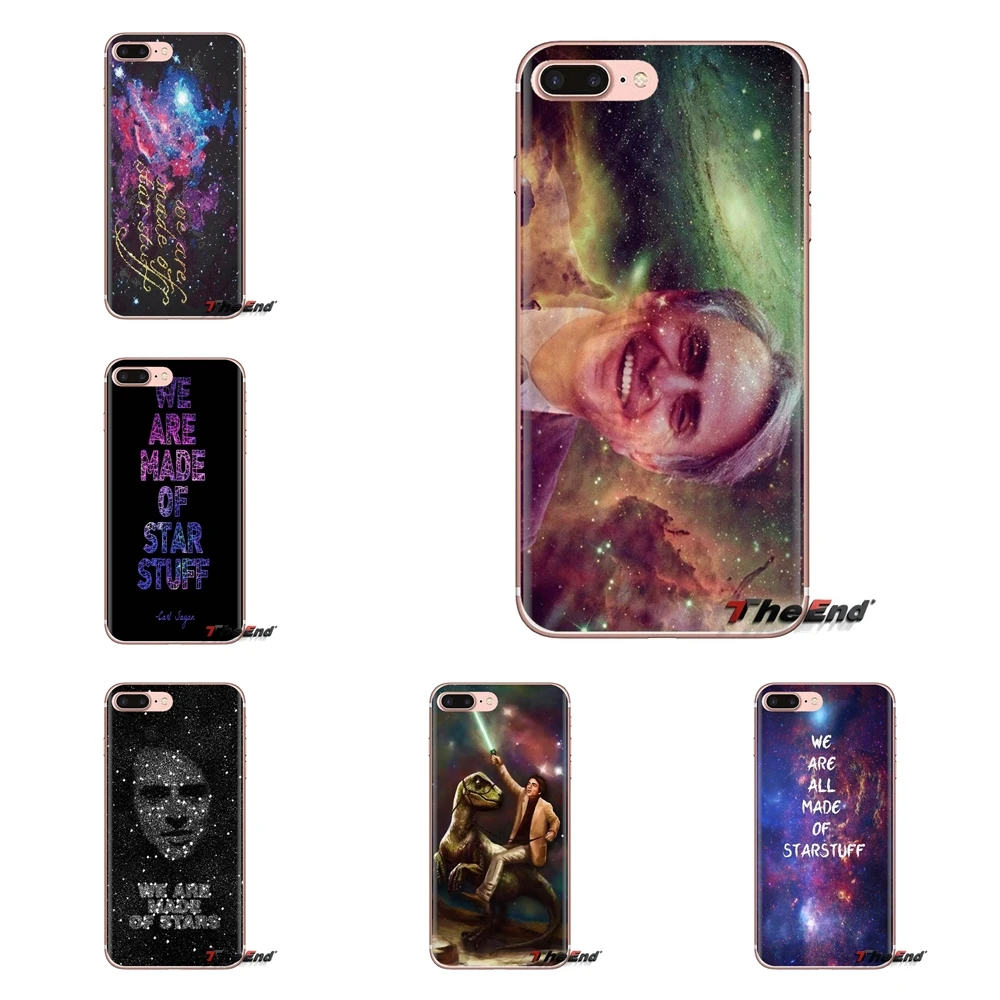 

Silicone Phone Skin Case We Are Made of Star Stuff Carl Sagan For Samsung Galaxy A3 A5 A7 A9 A8 Star A6 Plus 2018 2015 2016 2017
