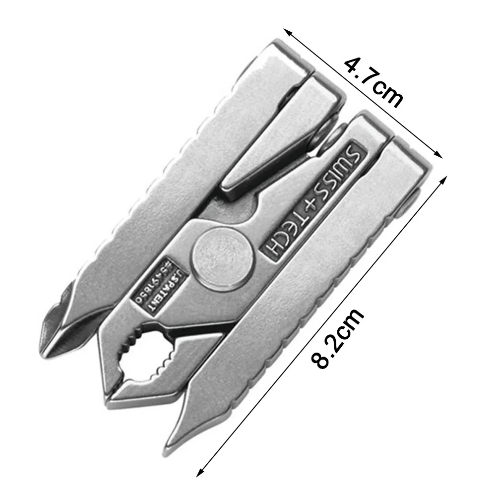

Pocket Multitools Plier Mini Folding Muilti-functional Stainless Steel Plier Clamp Keychain Hiking Camping Tool