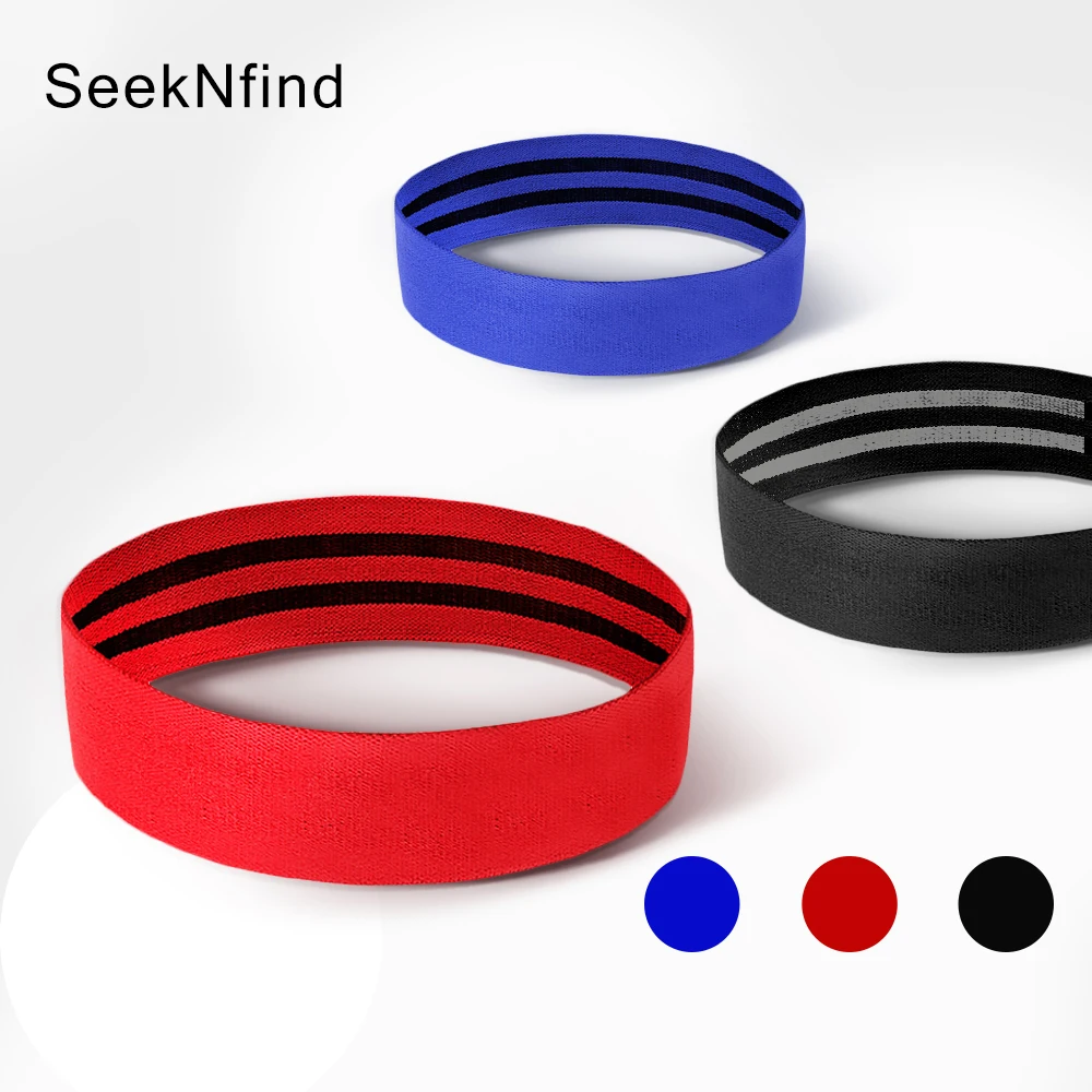 

Hip Band Resistance Bands Non Slip No Roll Heavy Duty Fitness Loops Stretch Training Circle Equipment for Legs and Butt