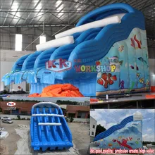 1m or 1.3m Frame Pool use commercial inflatable water slide 1m or 1.3m Frame Pool use commercial inflatable water slide