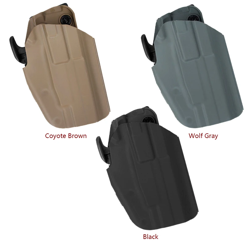 

TMC Tactical Holster Mount Gun Holster Pouch military 579 Right Hand Airsoft Holster Bag G19/23/38 USP Compact VP9 P99 Black