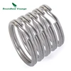 Boundless Voyage Titanium Key Rings Key Chain Split Ring Keyring Round  for Cutlery Whistle Compass Outdoor Tools 5-10-20 pcs ► Photo 2/6