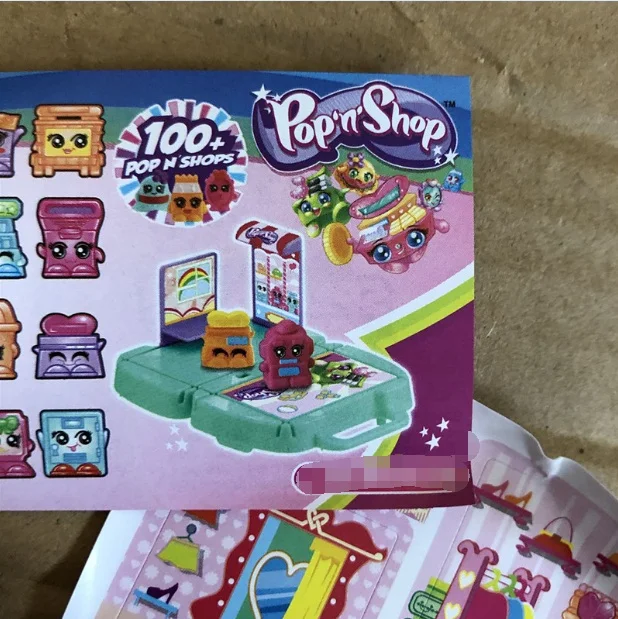 40 шт. 10~ 15 см подарочный пакет Pop N Shop of kins play house Игрушка из жесткого ПВХ детский игровой дом шампунь товар сок игрушка