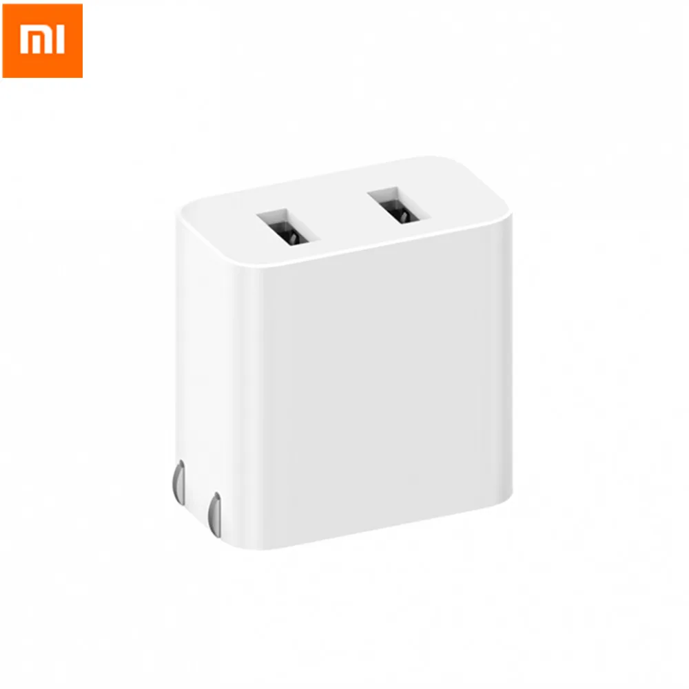 Оригинальное зарядное устройство Xiaomi Dual USB Max 5 в 3.6A QC3.0 BC1.2 AC100-240V высококачественное зарядное устройство для телефонов