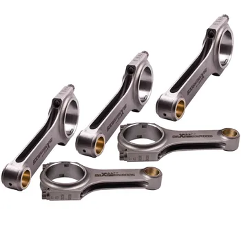 

For Volvo S60 R 2.5L turbo Connecting Rods Pleuel Bielle 3/8" ARP Bolt Bielle Pleuel Shot Peen Crankshaft Piston TUV 143 mm