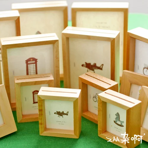 

Simple Solid Wood Photo Frame Creative 16 Inch Desktop Photo Frame 6 Inch 24 Inch Home Decoration
