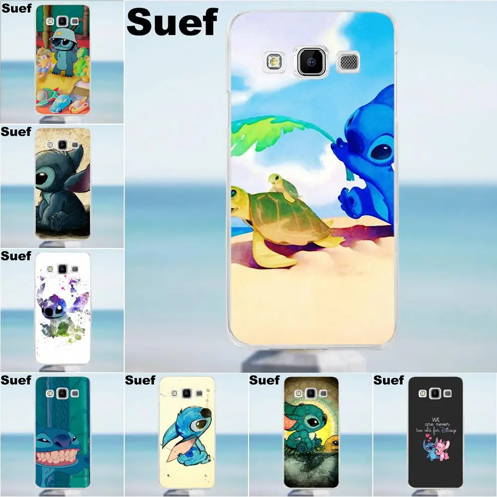 Suef Stitch 2 для Galaxy Alpha Core Prime Note 3 4 5 S3 S4 S5 S6 S7 S8 mini edge Plus TPU Capa|stitch 4|stitch s5s7 |