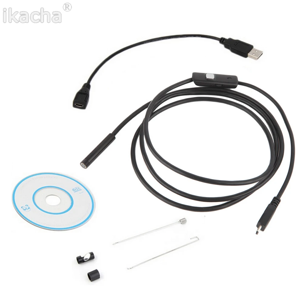 Snaketube Camera 5M USB Cable Wire Camera Snake Endoscope SPY CAM 4 LED