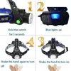 8000LM IR Sensor LED Headlamp Fishing lamp Super bright Zoom LED Headlight Use T6/L2/V6 Lamp Beads  Powered by 18650 battery ► Photo 2/6