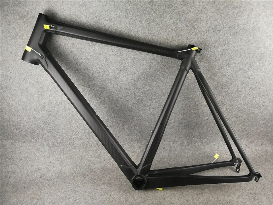 Excellent Top sale 16 colors T1000 3K CARROWTER C60 carbon road bike frame With 48/50/52/54/56cm BB386 Matte/Glossy bicycle Frameset 2