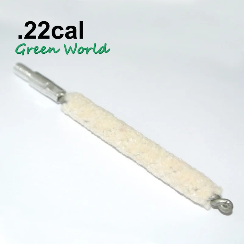 Green World 5 шт./лот. 22cal щетка для швабры, ватный тампон, щетка для чистки ружья 8-32