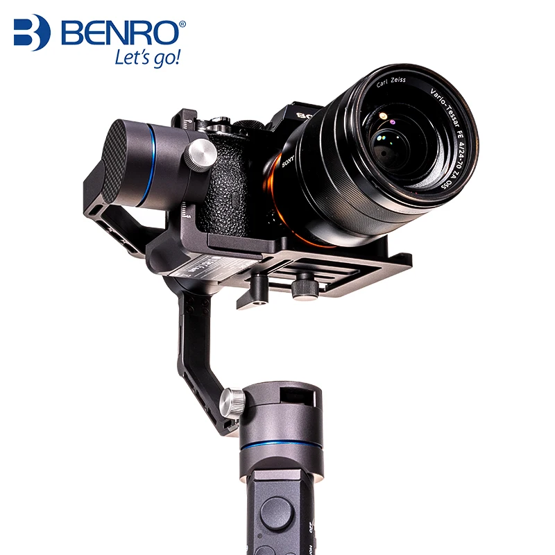 Benro R1 профессиональный ручной 3 осевой стабилизатор для камеры и мобильного