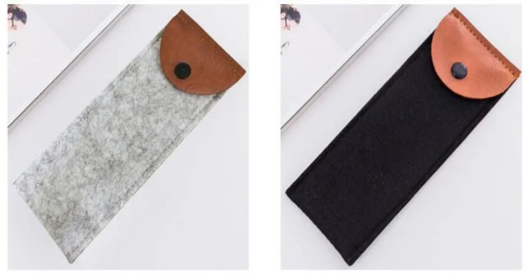 Smiple однотонный Цветной Карандаш Чехол черный/серый пенал для карандашей школьная юбка-карандаш сумка, школьные принадлежности Канцтовары для студентов