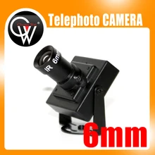 New 6mm lens Telephoto Camera 700tvl CCD Mini CCTV Camera security Camera Free Shipping