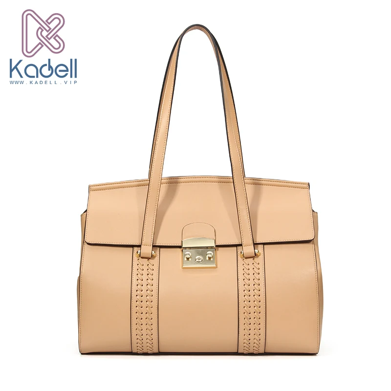 

Kadell Tote Bag Designer Famous Brand Women Bags 2018 Shoulder Bags Waves Luxury Handbag Messenger Bags Purse Khaki Bolsas