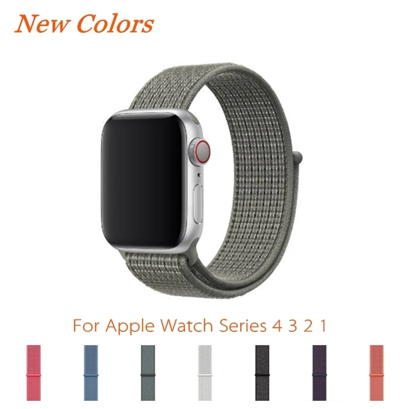 

For Apple Watch Band Series 1/2/3 42MM 38MM Nylon Soft Breathable Nylon for iWatch Replacement Band Sport Loop series4 44mm 40mm