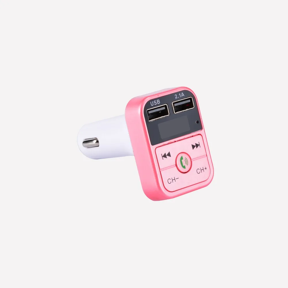 Во время езды в автомобиле Bluetooth хэндс-фри MP3 плеер телефон к радио fm-передатчик B2Car Bluetooth FM передатчик