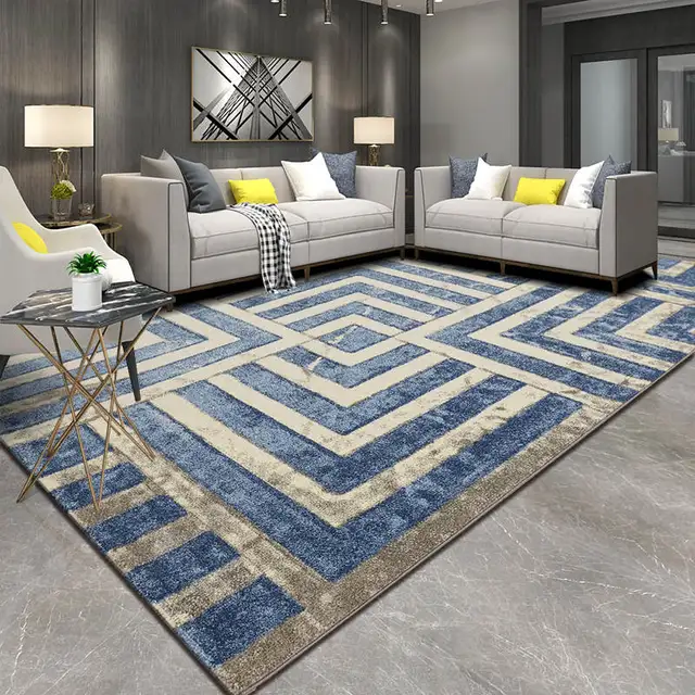 European Ins Home Carpets For Living Room Geometric Minimalist Style