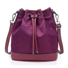 Hochwertige damen handtasche 2016 mode lässig eimer tasche aus wasserdichtem nylon oxford umhängetaschen Kreuz- Körper tasche umhängetasche
