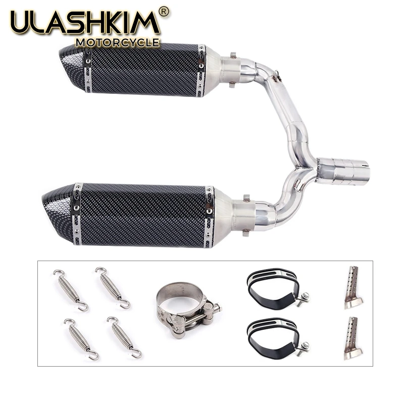 Llena de la motocicleta silenciador de Escape sistema de Escape de deslizamiento para suzuki GSR400 GSR600 BK400 BK600 GSR BK 400 de 600 modificado enlace tubo