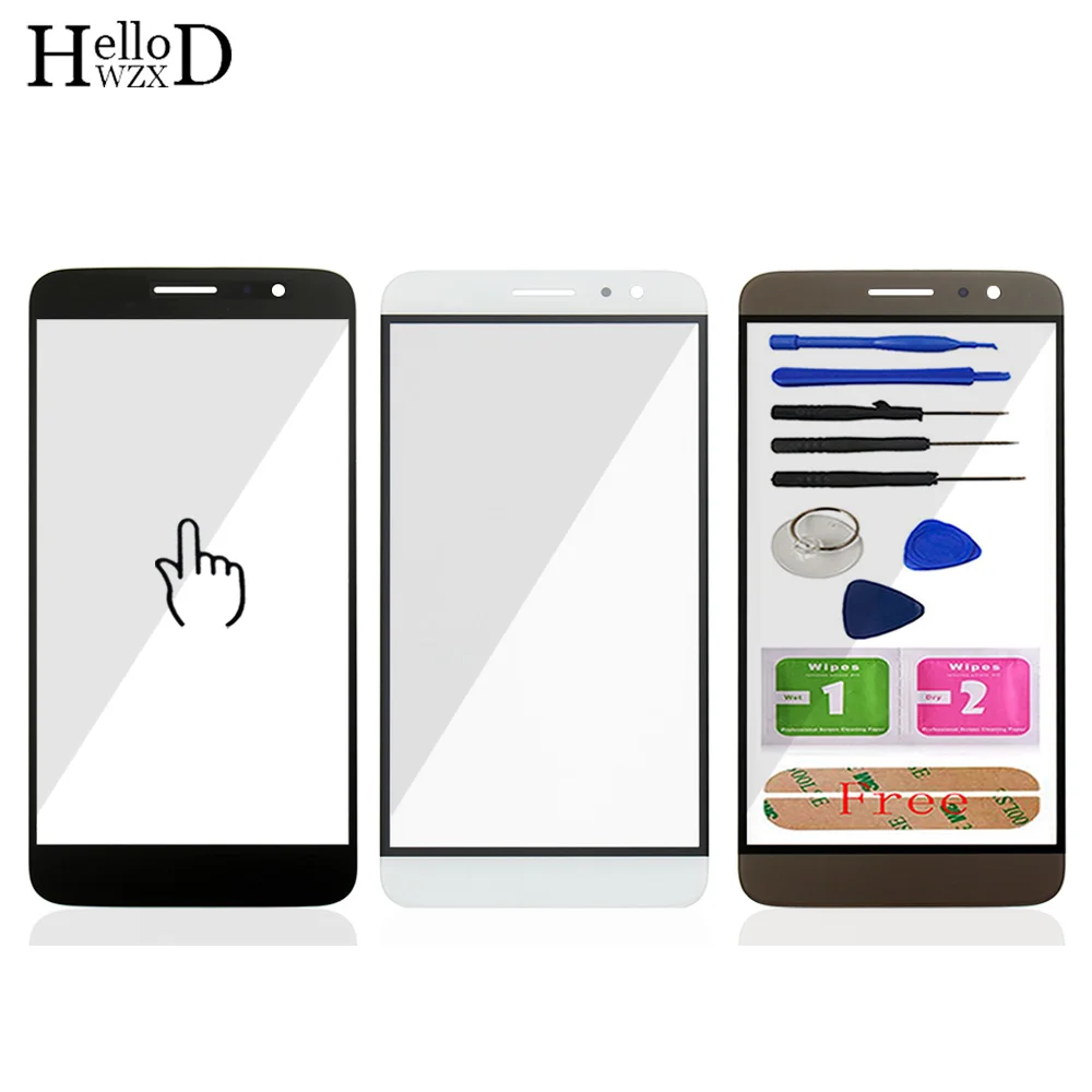 

5.0'' Front Outer Glass (No Touch Screen Glass Digitizer Panel) For Huawei Nova Plus Front Glass Lens Sensor Tools Free Adhesive