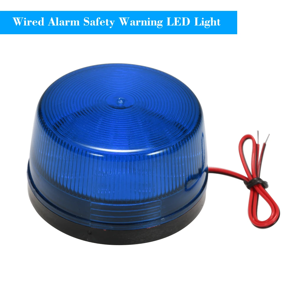 

12V 120mA Wired Alarm Strobe Signal Safety Warning LED Light Flashing Waterproof Safely Security for Alarm System