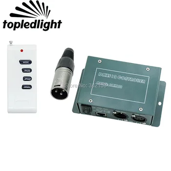 

DMX100 RGB LED Controller 12V With Remote Control For Dream Color LED Light Strip Portable Lighting Accessories