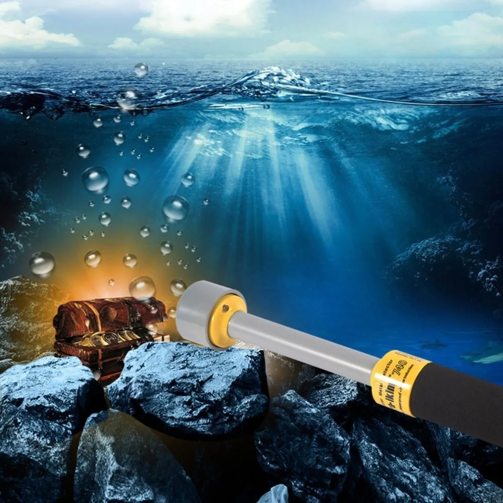 

PI-iking 740 Metal Detector 30m Waterproof Underwater Metal Detector Pulse Induction Portable Hand Held Pinpointer New arrival