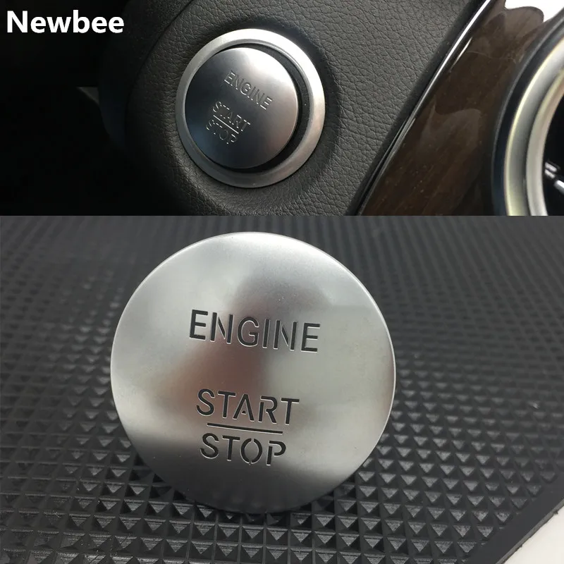 Newbee Keyless Go Start Stop стильная кнопка Зажигания для автомобиля переключатель зажигания Универсальный для большинства Mercedes Benz ML350 GLK350 S350 C200 A45 G55 S63