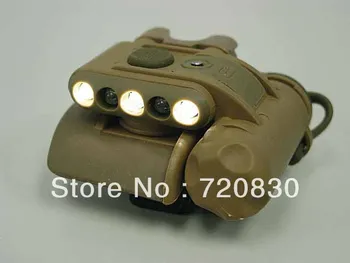 

Element GEN II Helmet Light Red/White/IR LED Flashlight Tan