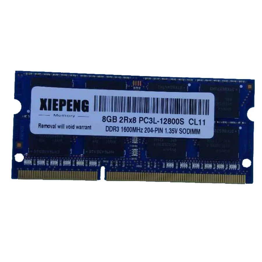 Память для ноутбука 8 ГБ 2Rx8 PC3L 12800S 1600 МГц DDR3L 4 Гб 2G pc3L 12800 MacBookPro 9 2 A1278 A1286 ОЗУ SODIMM