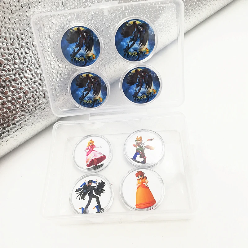 Полный комплект 8 шт./лот Bayonetta 2 NFC карта Amiibo Коллекционная монета Ntag215 бирка