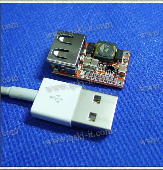 

1pcs 6V-24V to 5V 3A USB Charger for MP3 MP4 Phone DC-DC Converter Step Up Boost Module