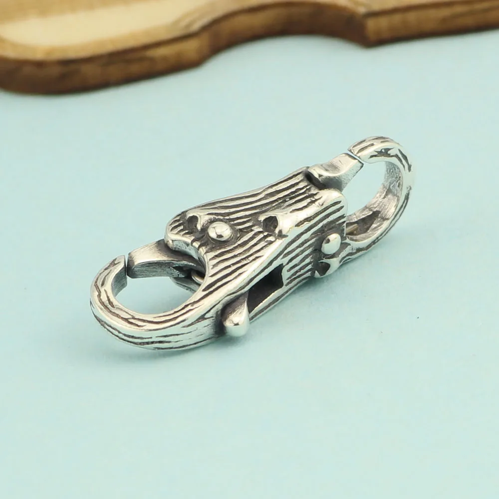 925 Sterling Silver Clasps And Endings Tree Lock Charm Beads Fit European Brand Troll Bracelet Jewelry For DIY Bracelet Making (4)