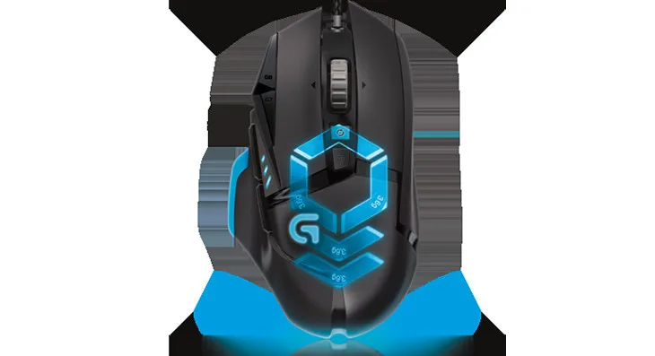 Профессиональная игровая мышь Logitech G502 поддержка многокнопочного
