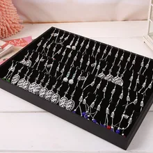 Черная серьга Дисплей лоток Бархатная Серьга коробка-витрина серьги приспособление для хранения Коробки выставочный стенд для украшений