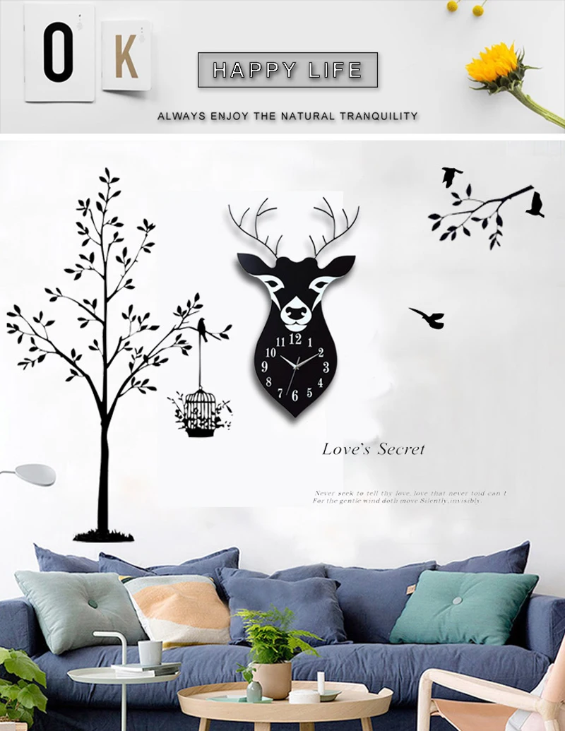 Wall Clock Vintage Retro Wall Clock Self Adhesive Wall Clock Nixie Modern Wall Clock Wall Clock Kids Led Clock Wall Clocks Home Decor (2)