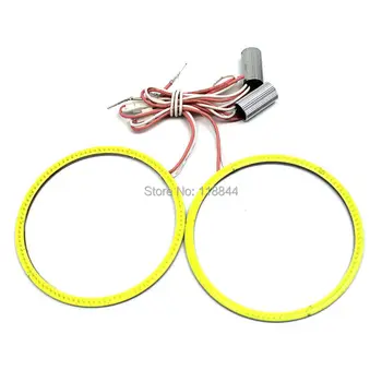 

2PCS Car Fog Light 6000K 105-COB LED 90mm Angel Eye Chip On Board Halo Ring Retrofit For Chevrolet Ford VW Mazda Free Shipping
