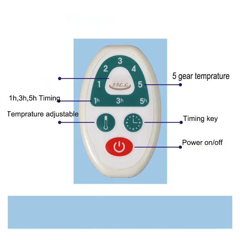 110 V-220 V Plug-Тип Электрический Теплый стопы моющаяся грелка нагревается Управление настройки времени подогреватель, грелка для ног массаж