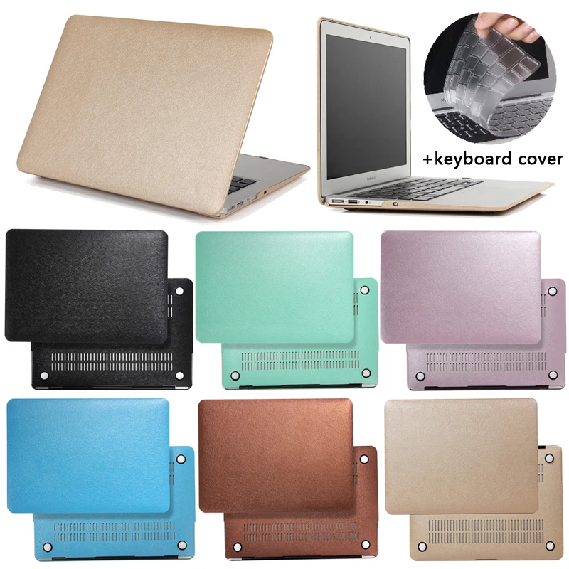 Чехол для ноутбука из искусственной кожи и шелка Apple Macbook Air Pro Retina 11 12 13 15 чехол Mac