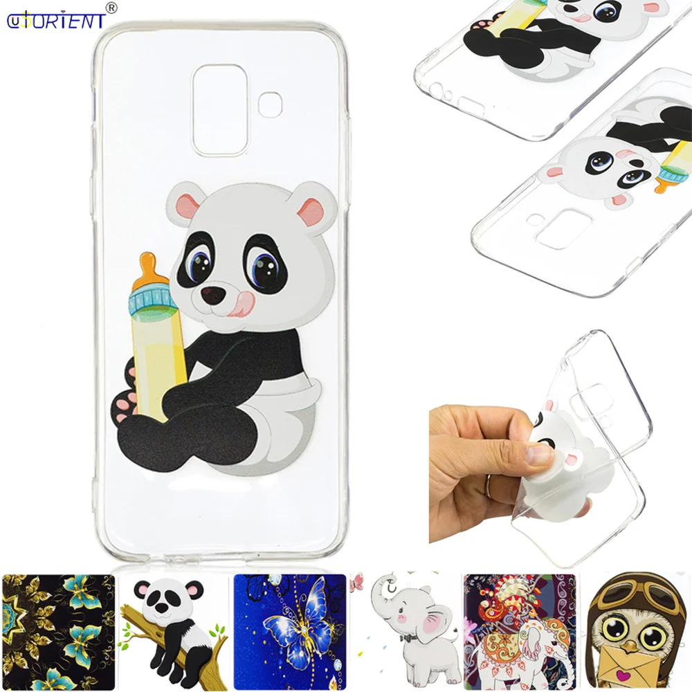 

For Samsung Galaxy A6 2018 Cute Fitted Case A600 SM-A600FN/DS Phone Full Cover SM-A600FN SM-A600X SM A600FN/DS Soft TPU Funda