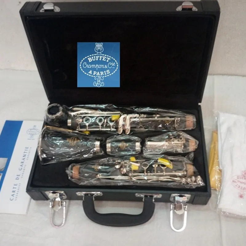

2018 New Buffet 1825 B18 Clarinet 17 Key Crampon&Cie Apris Clarinet With Black Case Bakelite Tube Clarinet Musical Instruments