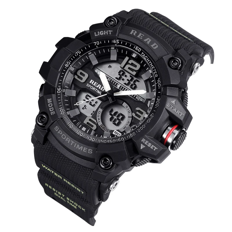 Спортивные часы электронные 90001 наручные часы для мужчин Masculino Relogio секундомер часы силиконовый ремешок для часов