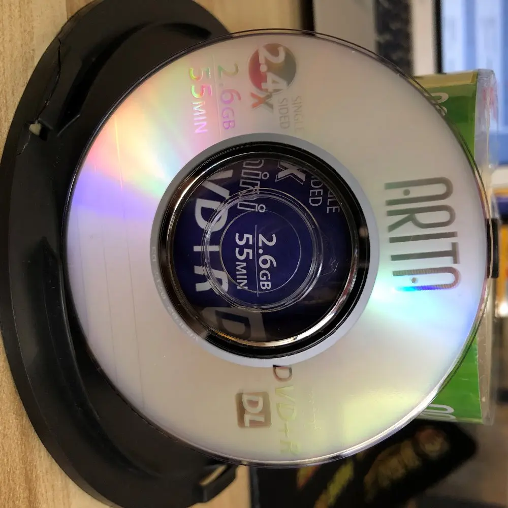 Оптовая продажа 25 дисков класса А 2 6 ГБ с одной стороны 8 см мини пустой DVD + R DL